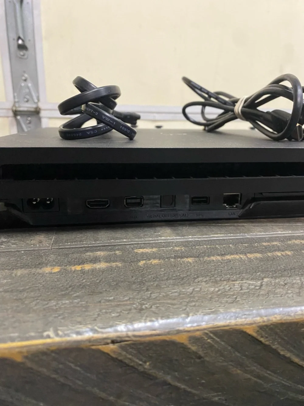 Sony PlayStation 4 Pro Black Console with 4 Controllers and charging dock
